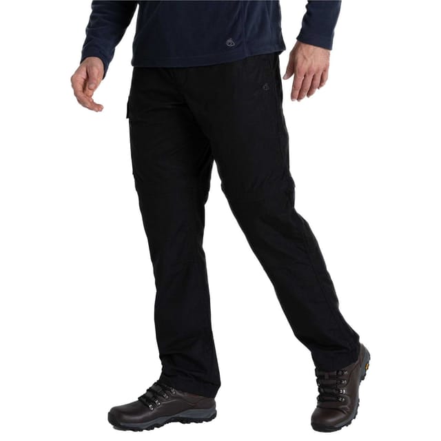 Craghoppers Craghoppers Men's Kiwi Convertible Tailored Trousers in Black - 3