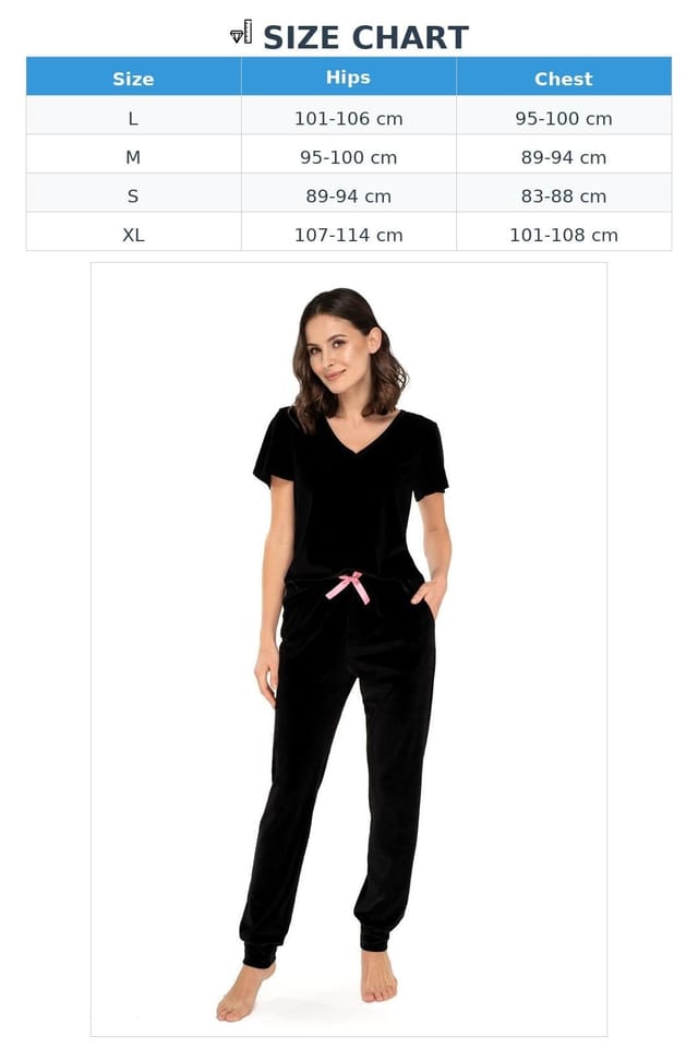 Love Lace Love Lace Women's Feminine Velour Tracksuit Set in Black - 3