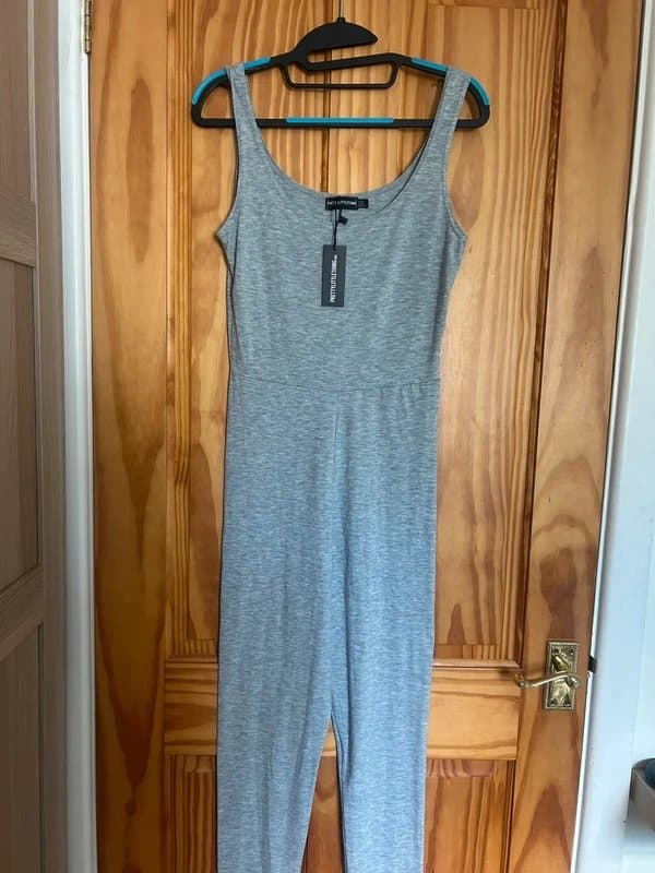 PLT PLT Gemma Owen Collection Grey jumpsuit