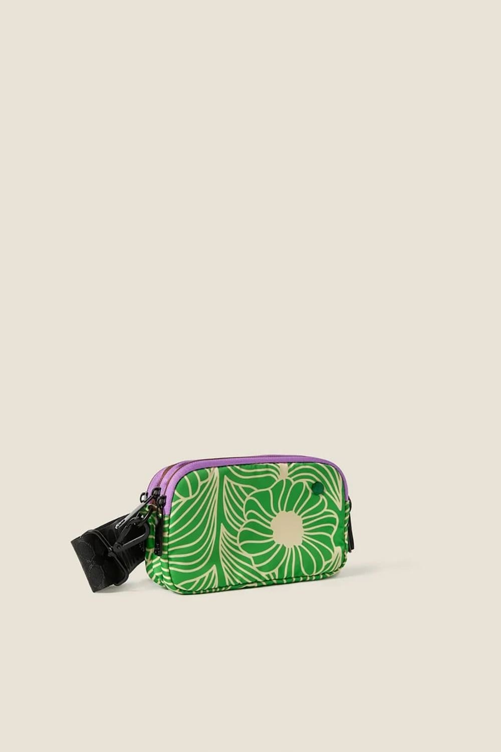 Orla Kiely Orla Kiely Women's Tripod Crossbody Bag - Moonflower Spring Green - 4