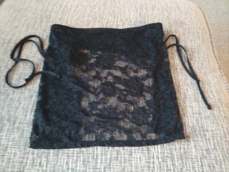 ASOS Black ASOS Size 16 UK tie at the back top