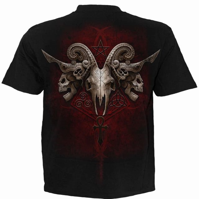 Spiral Spiral Men's FACES OF GOTH - T-Shirt Black - 2