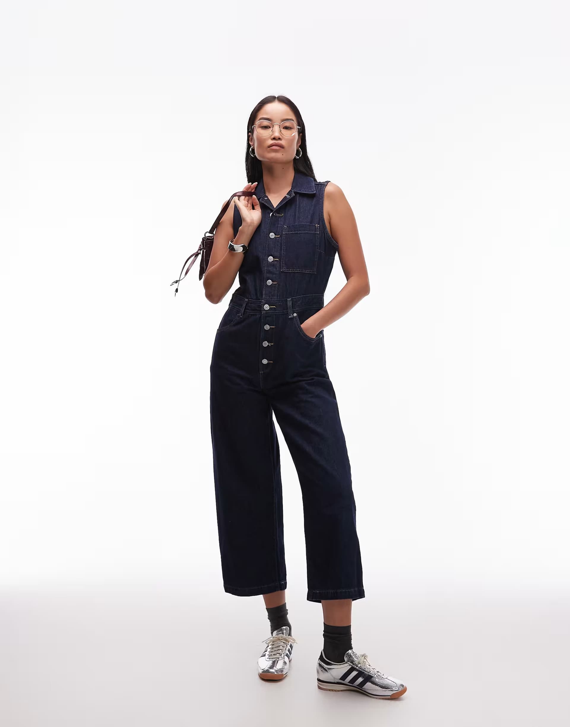 ASOS Levi's sleeveless denim jumpsuit in indigo