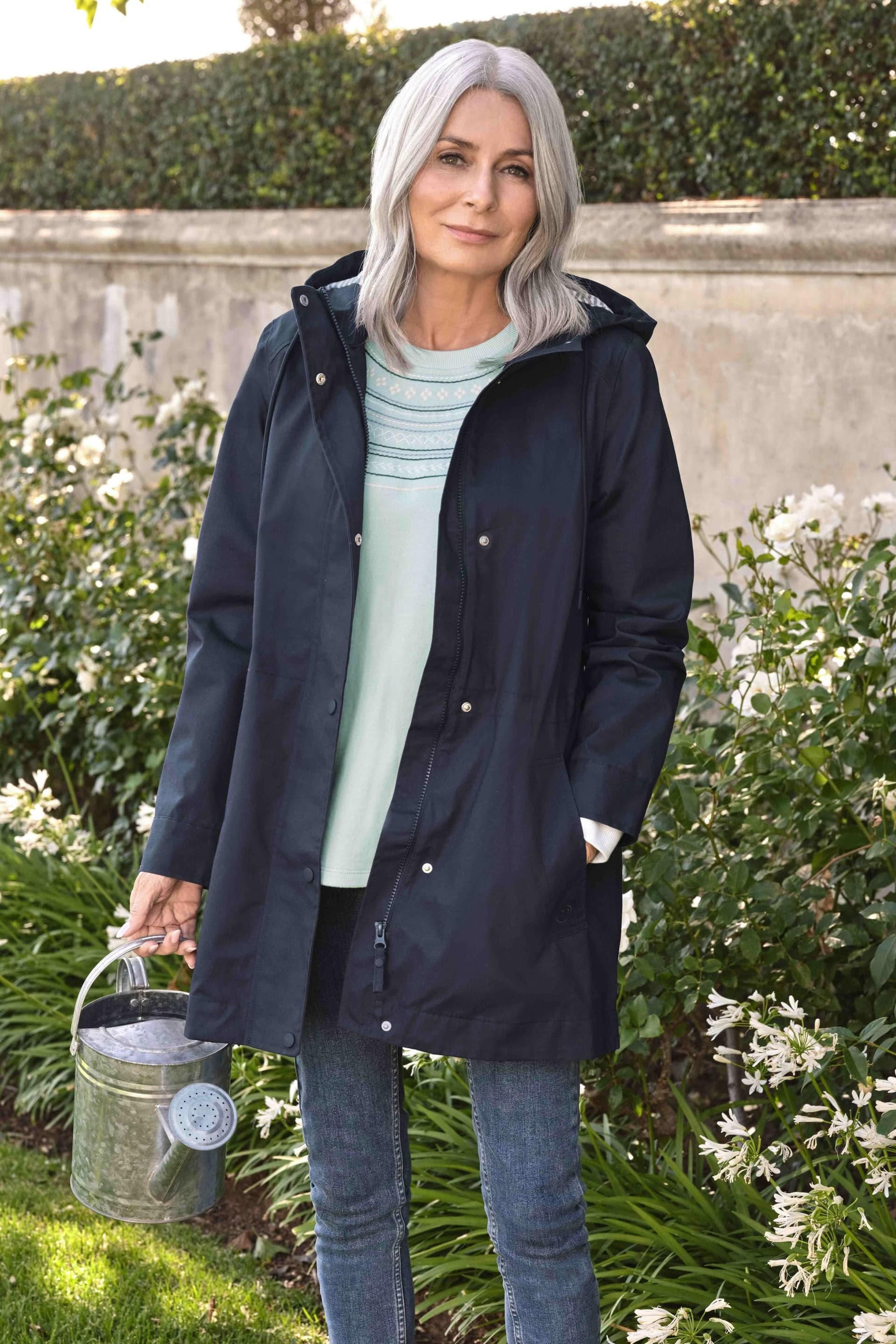 WoolOvers WoolOvers Navy Raincoat for Women