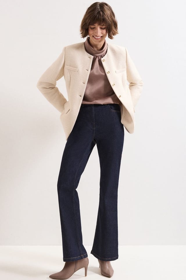 Phase Eight Phase Eight Women's Graziella Boucle Jacket in Cream - 3