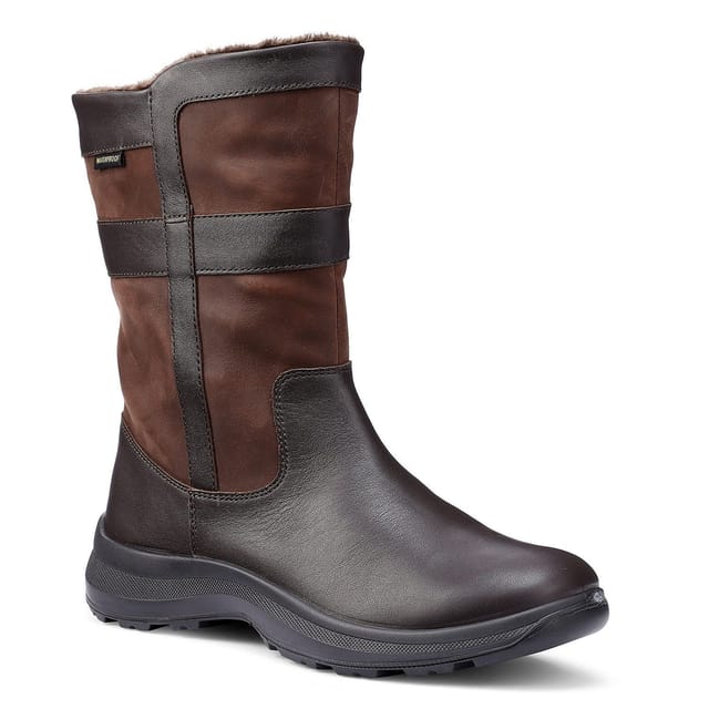 Hotter Hotter Women's 'Frontier' Waterproof Boots in Chocolate - 2