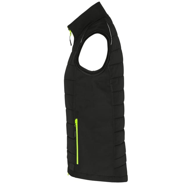 James and Nicholson James and Nicholson Women's Hybrid Gilet in Jet Black - 3