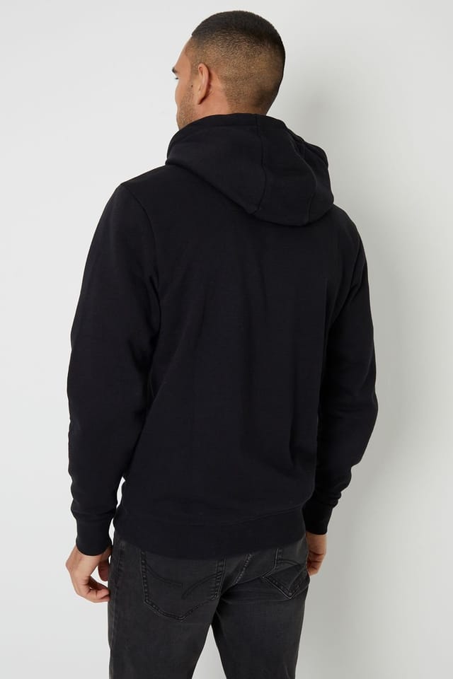 Threadbare Threadbare Men's Cotton Blend 'Clementine' Hoody in Black - 2