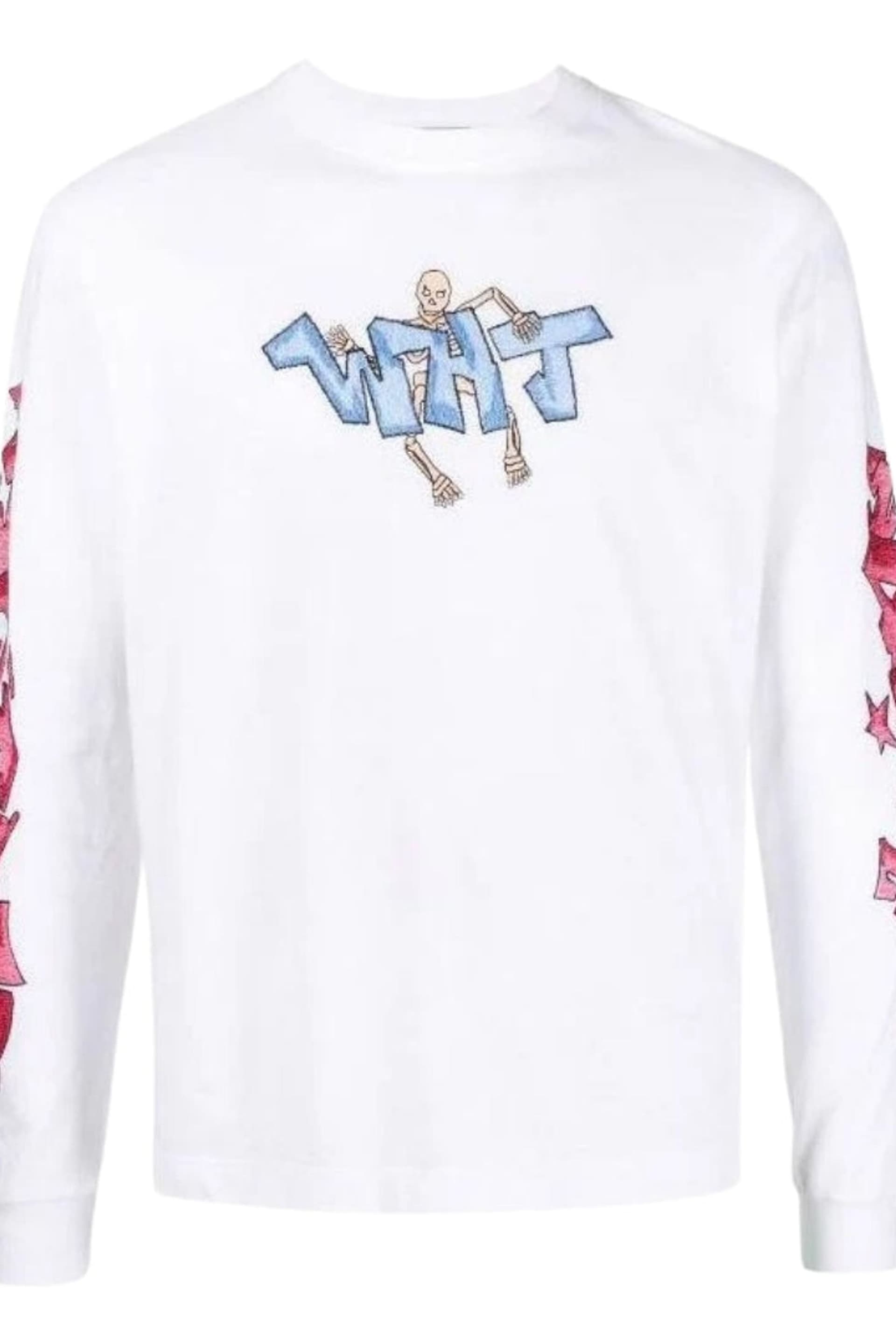 Off-White Off-White Men's Long Sleeve Crew T-shirt in White