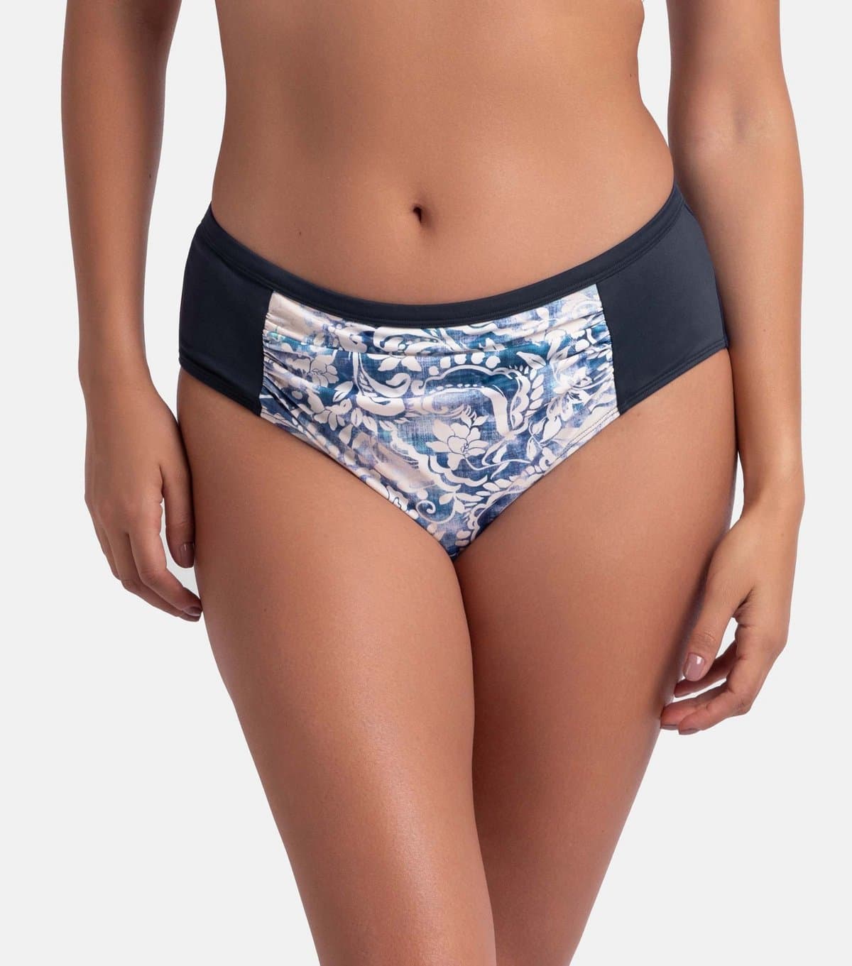 Dorina Women's Ink Floral Print Hipster Bikini Bottoms Dorina New Look