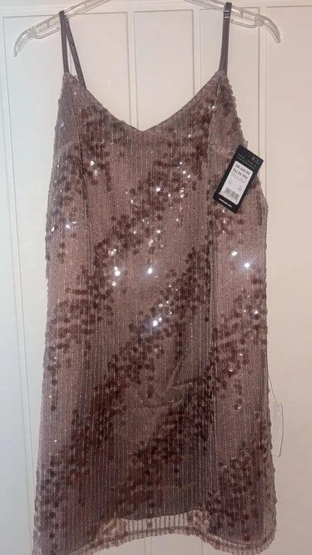 New Look Sequin Mini Dress Size 14