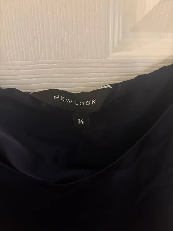 New Look Navy silk cami top