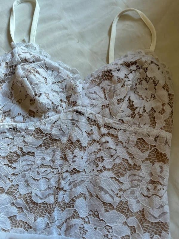 New Look White lace bodysuit