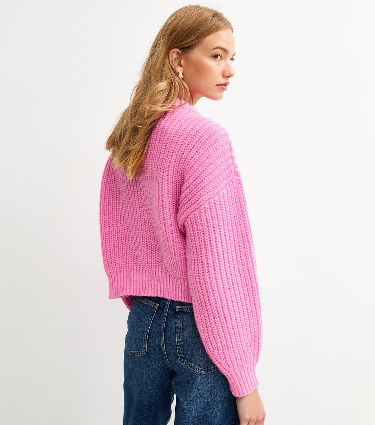 Sunshine Soul Women's Light Pink Cardigan Sunshine Soul New Look - 4