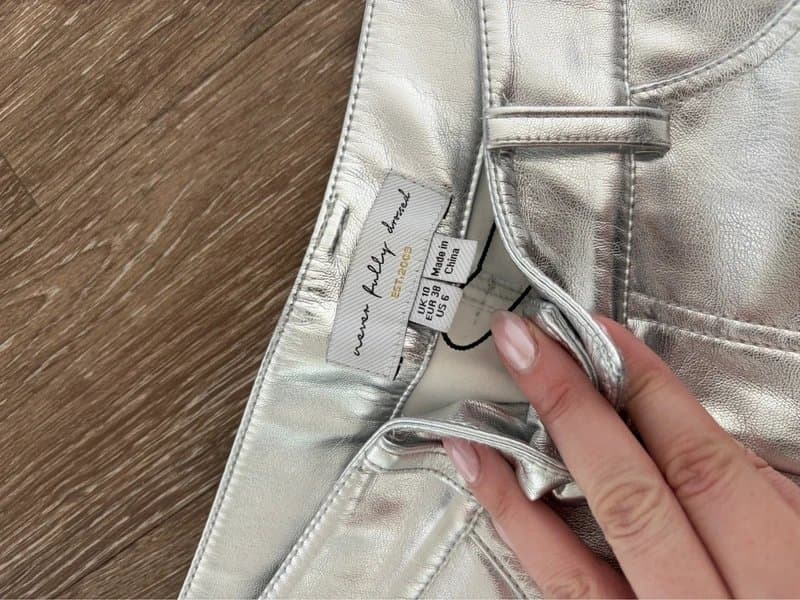 Never Fully Dressed Never Fully Dressed Silver Trousers