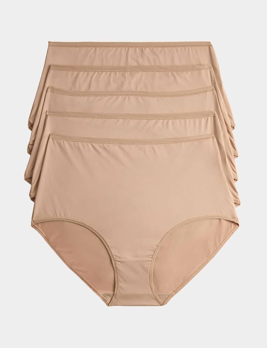 Marks & Spencer M&S 5pk Microfibre Full Briefs Rose Quartz - 1