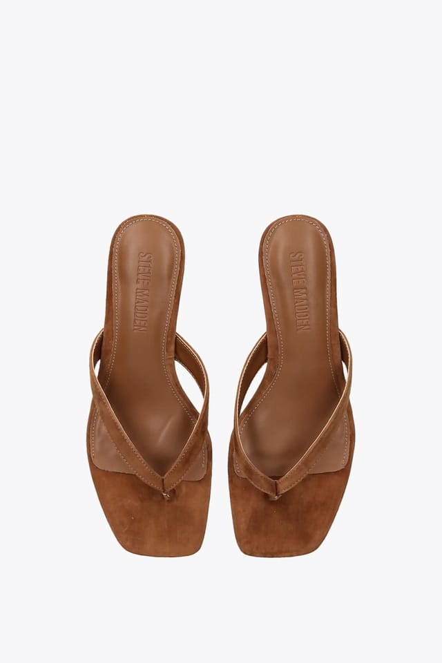 Steve Madden STEVE MADDEN Women's 'Tracie' Suede Sandals in Dark Brown - 2