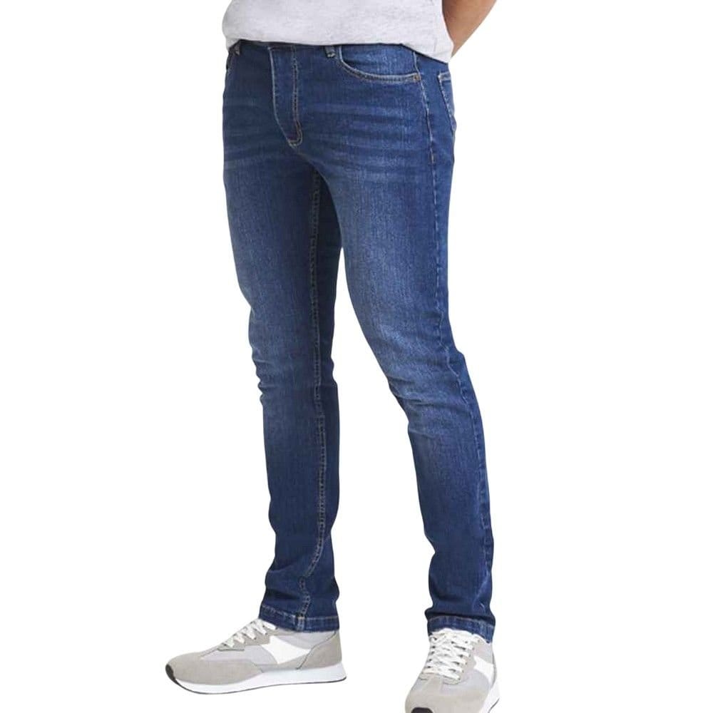So Denim Men's Max Washed Slim Jeans in Dark Blue