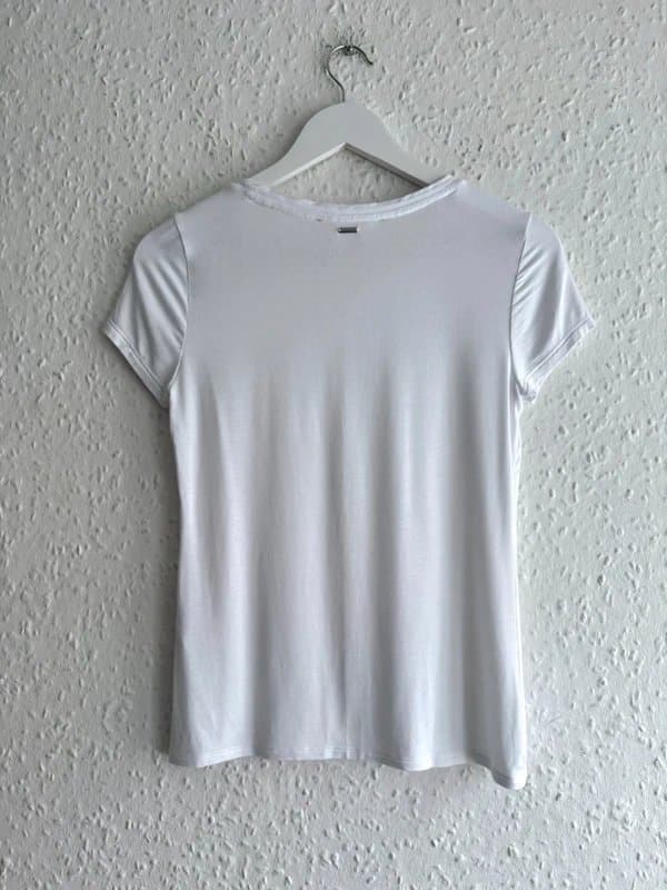 White House Black Market Women's White House Black Market White Tshirt - Size S