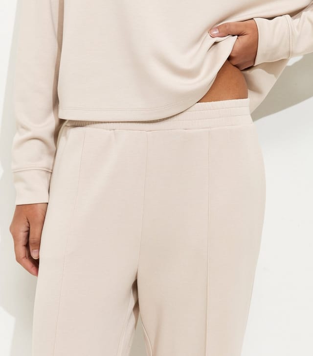 New Look Women's Premium Stone Wide Leg Joggers New Look - 2