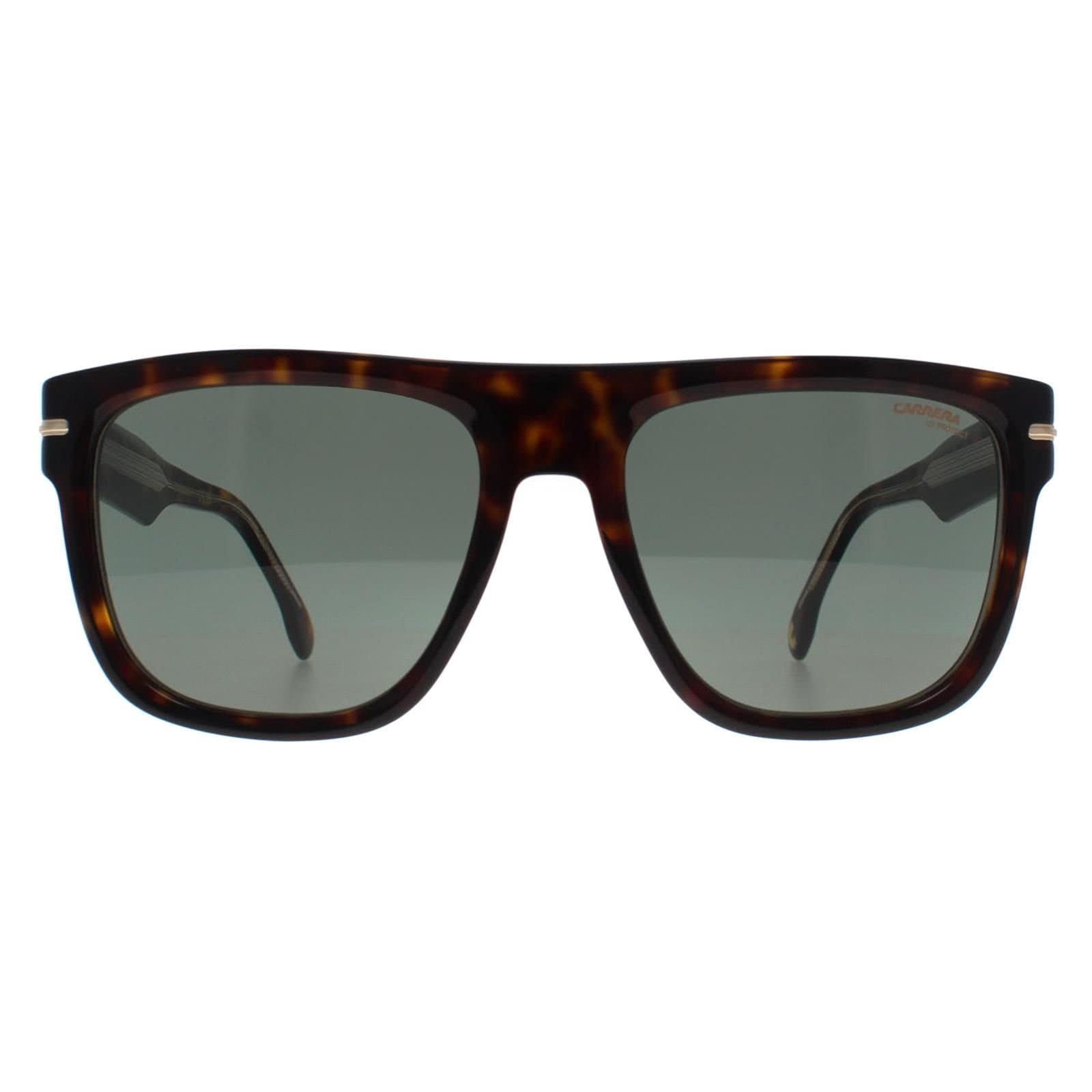 Carrera Carrera Men's Rectangle Dark Havana Green 340/S in Brown