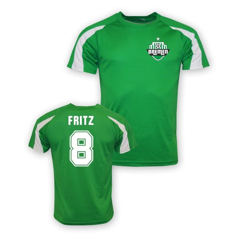 Werder Bremen Werder Bremen Men's Clemens Fritz Sports Training Jersey in Green