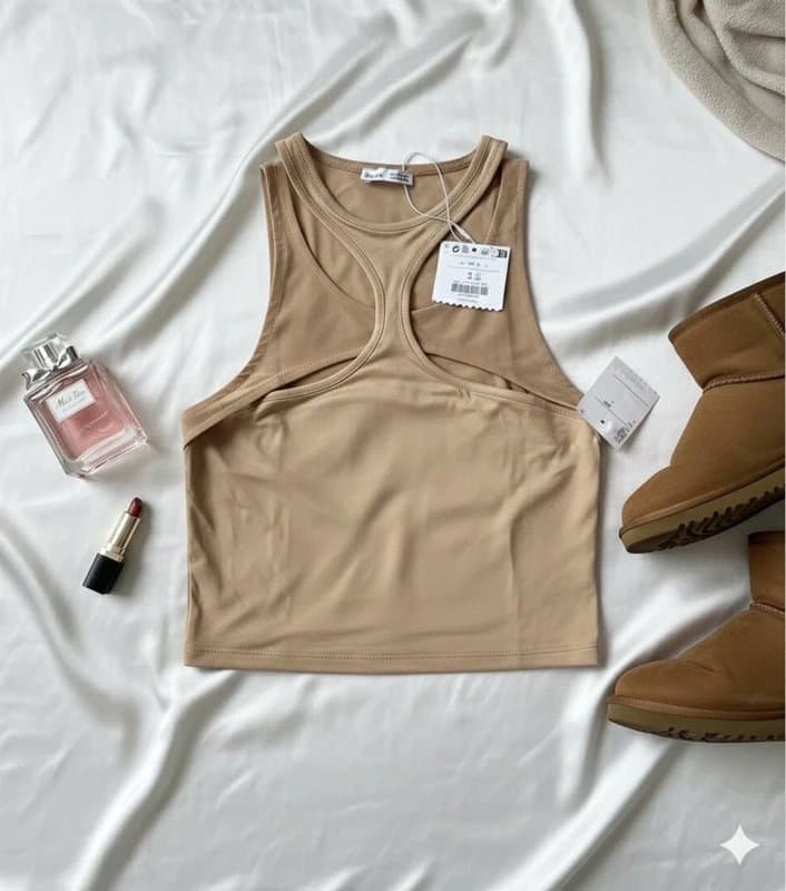 Bershka Bershka halter-neck crop top size S