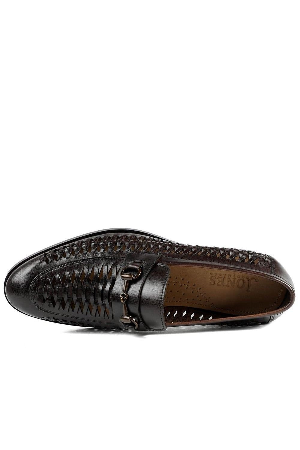 Jones Bootmaker Jones Bootmaker Men's Rylee Slip On Leather Loafers in Dark Brown - 4