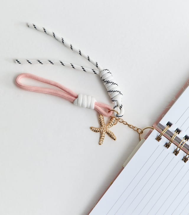 New Look Pink Shell Print Lined Notebook and Pen Set New Look - 2