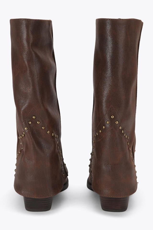 Steve Madden STEVE MADDEN Women's 'Saddle Dark Brown' Boots in Dark Brown - 3