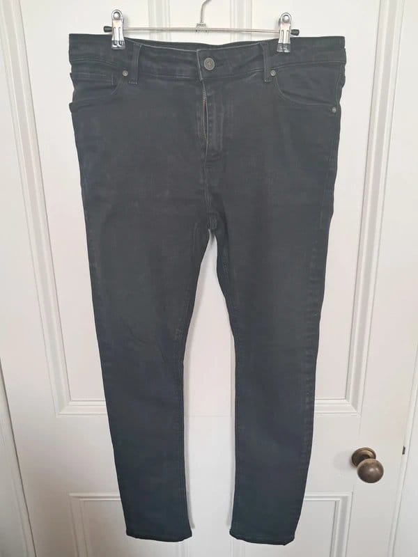 ASOS Black Denim Straight Leg Jeans