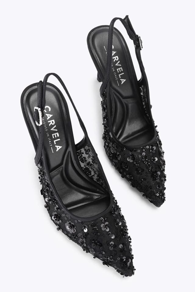 Carvela Carvela Women's 'Ravenna' Fabric Heels in Black - 2