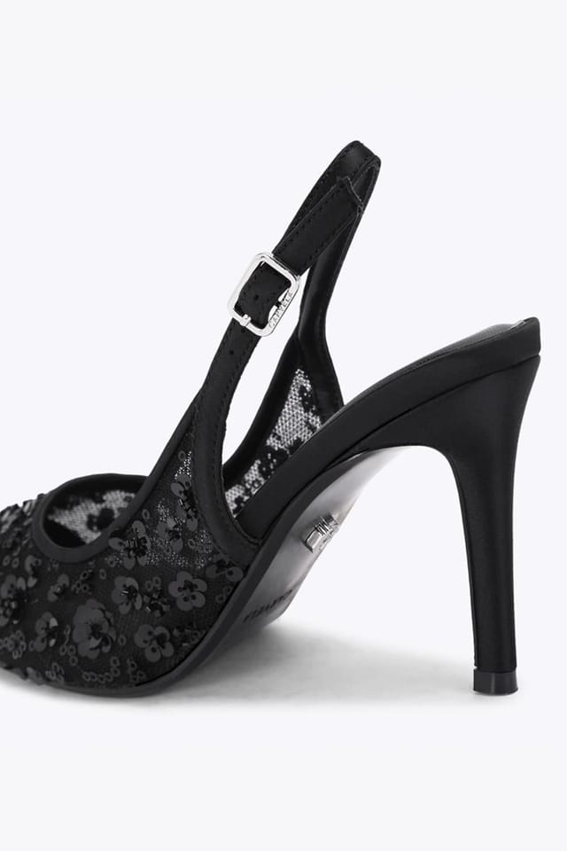 Carvela Carvela Women's 'Ravenna' Fabric Heels in Black - 3