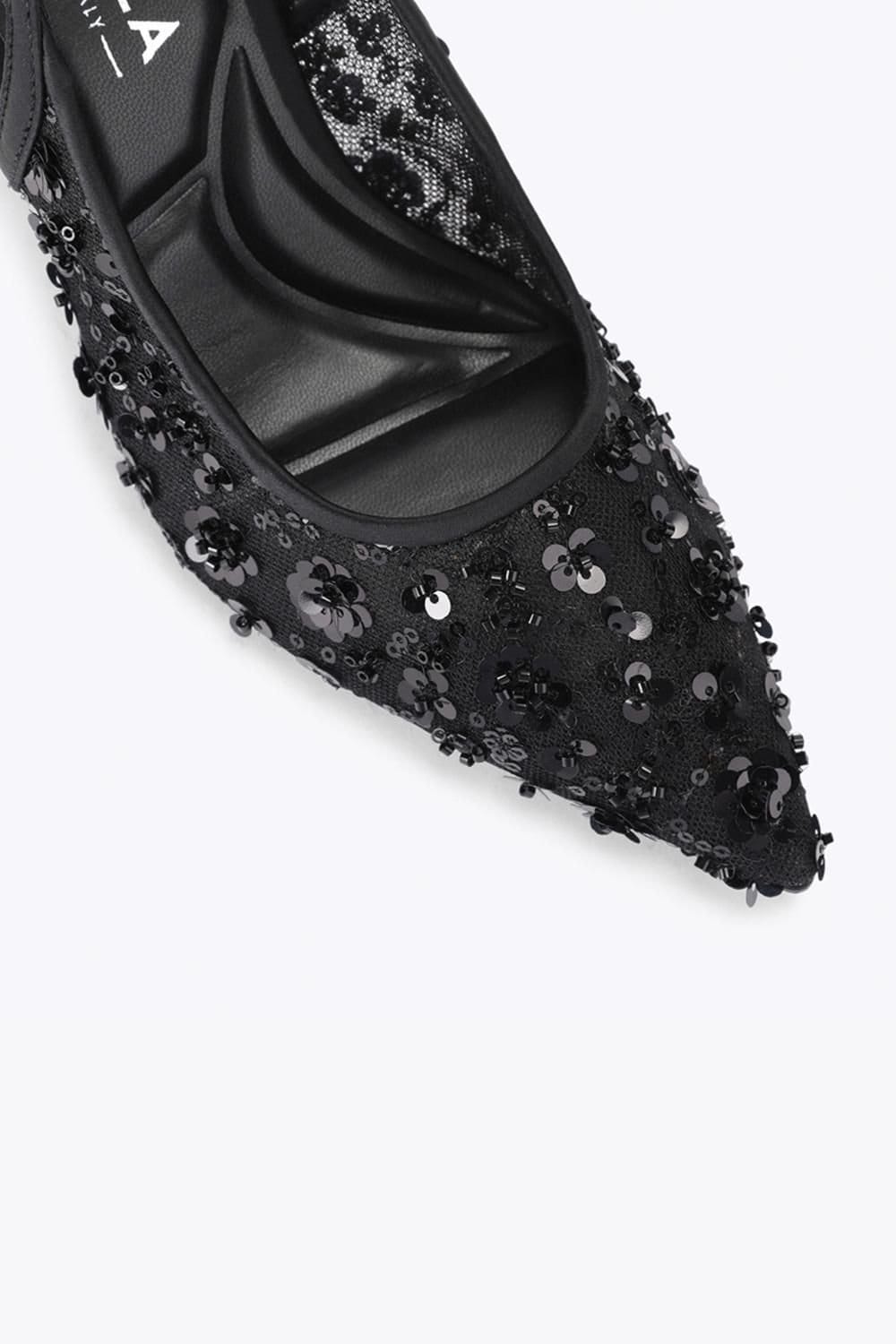 Carvela Carvela Women's 'Ravenna' Fabric Heels in Black - 4