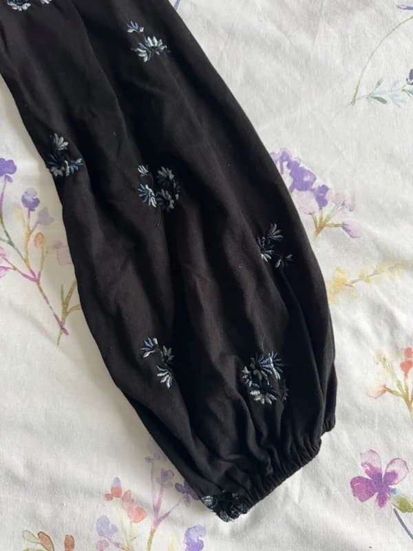 ASOS ASOS design embroidered tie top