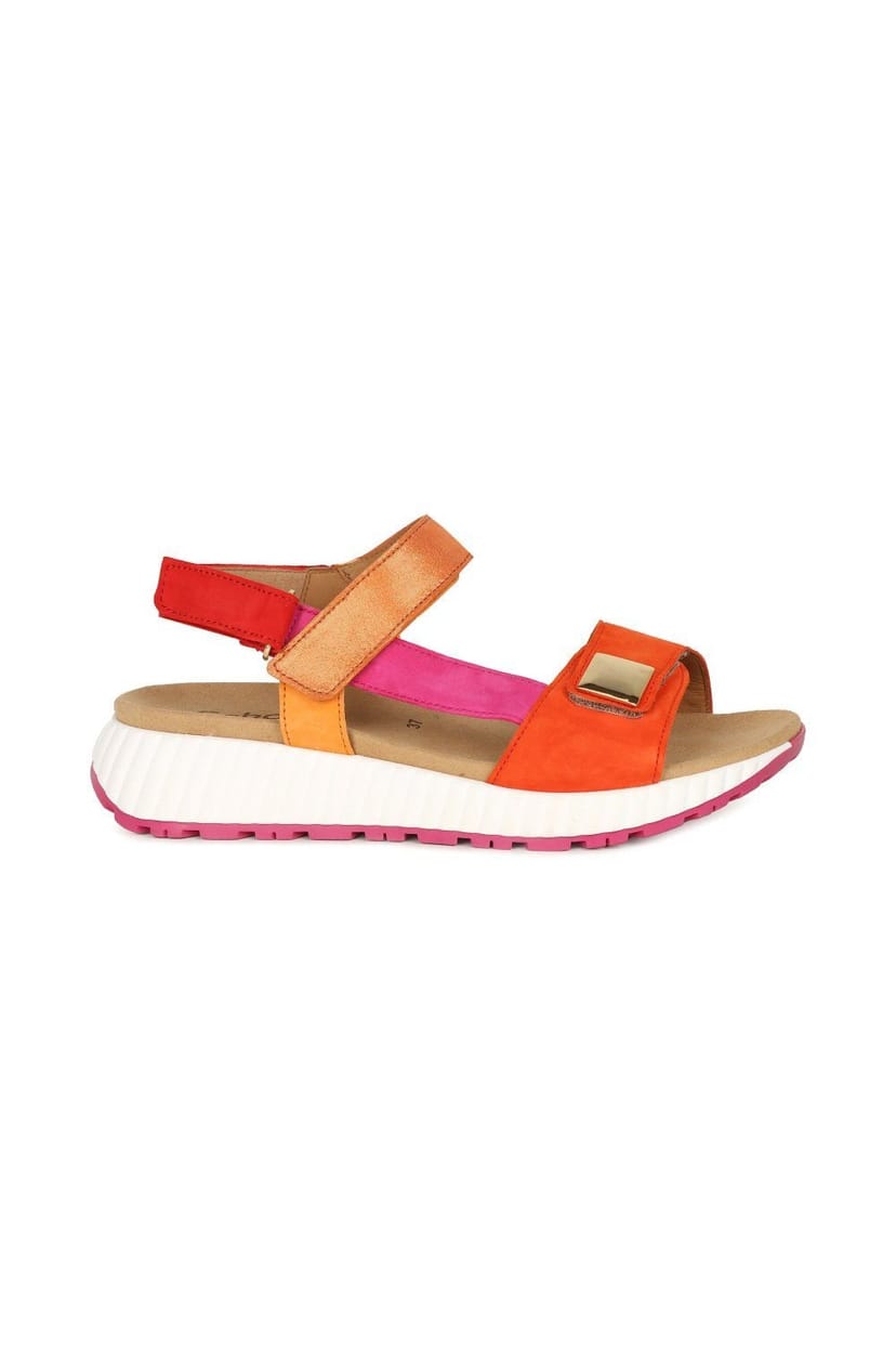 Gabor Gabor Women's 'Gifted' Wedge Heel Sandals in Orange - 1