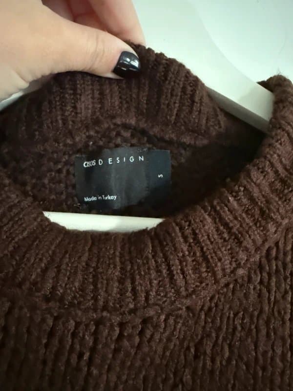 ASOS Brown ASOS knitted vest