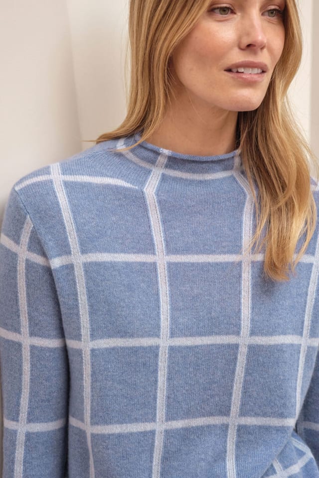 Pure Collection Pure Collection Women's Gassato Checked Sweater - 2