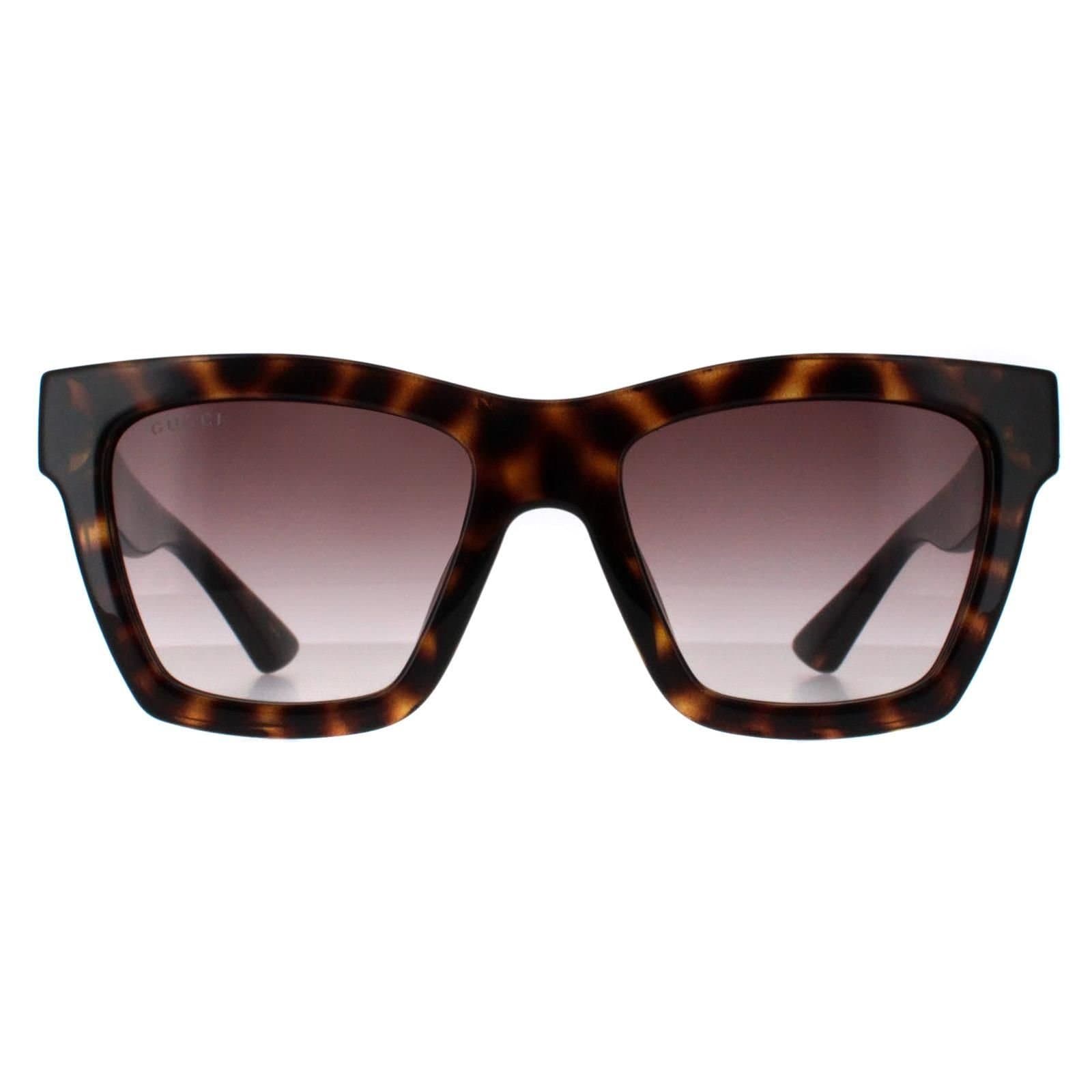 Gucci Gucci Women's Square Havana Brown Gradient GG1714S