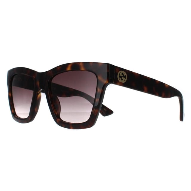 Gucci Gucci Women's Square Havana Brown Gradient GG1714S - 2