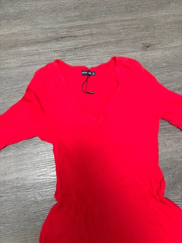 Bershka Brand New Red Bershka A line/Skater Mini Dress