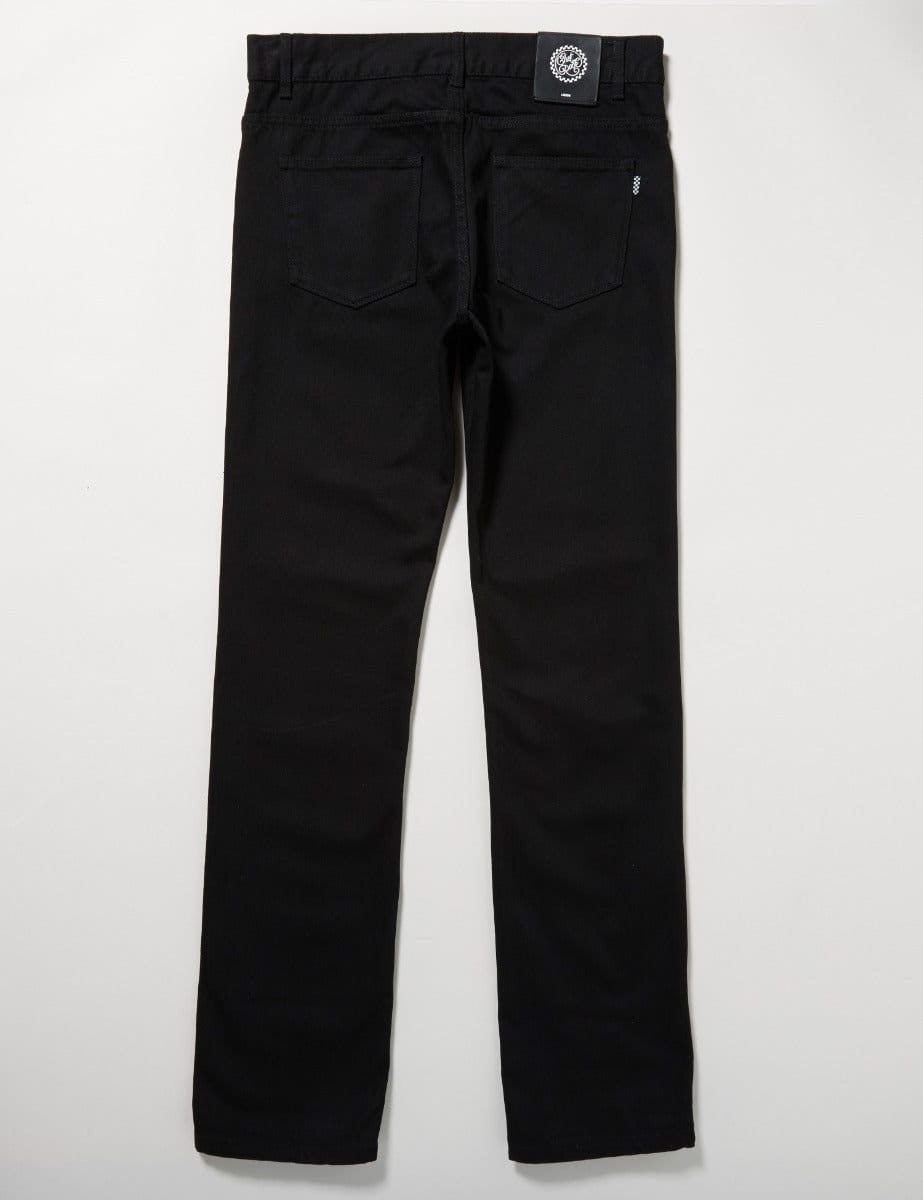Chet Rock Chet Rock Slim Jim Men's Slim Fit Black Raw Denim Jeans with Stud Detail - 4