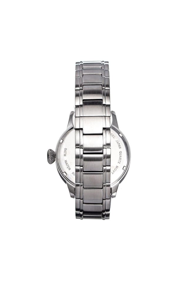 Elevon Elevon Men's Stealth Bracelet Watch with Date in Silver - 2