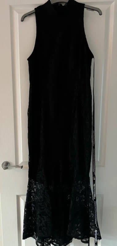 PrettyLittleThing Womens high neck lace dress