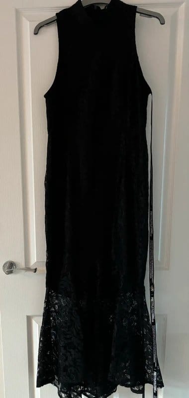 PrettyLittleThing Black Lace Dress