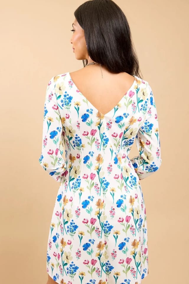 Little Mistress Little Mistress Women's Floral Print Mini Dress - 2