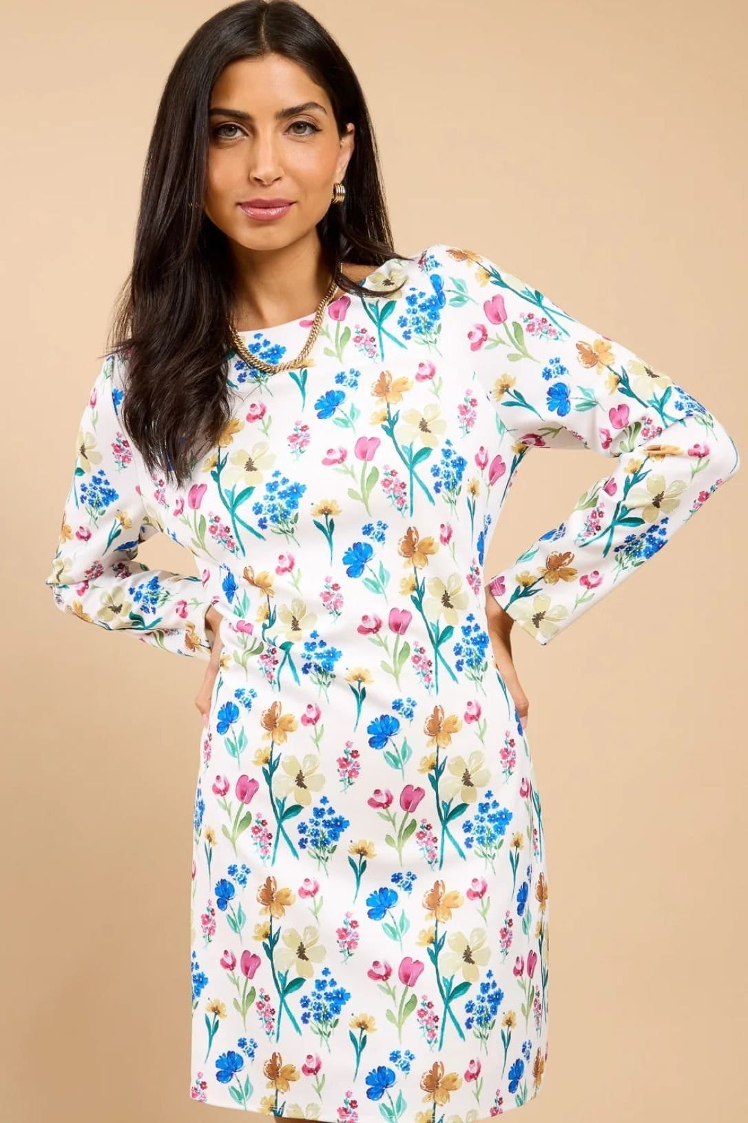 Little Mistress Little Mistress Women's Floral Print Mini Dress - 4