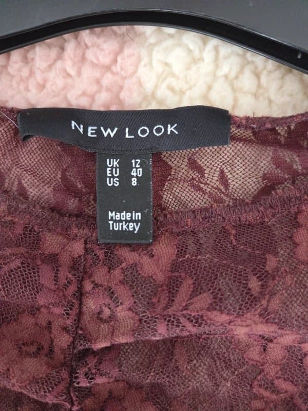 New Look Brown lace bodysuit