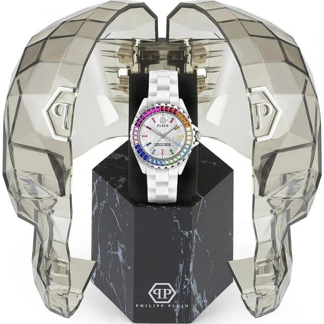 Philipp Plein Philipp Plein Women's PWPPA0124 38mm Quartz Watch in White - 2