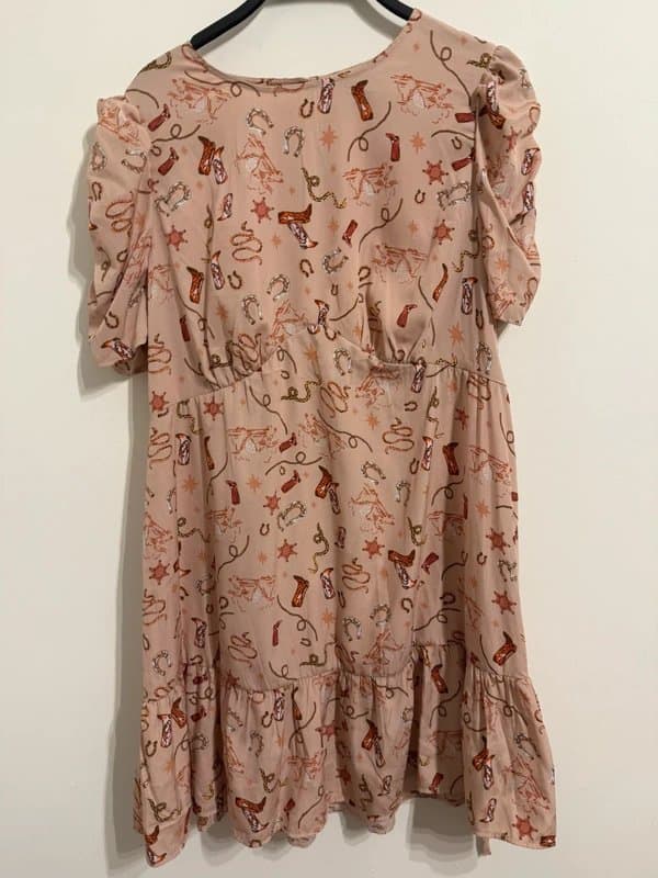 New Look New Look Western Print Smock Mini Dress – UK 14 - Cowboy - Occasion - Hen Party - Summer
